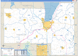 Fond-Du-Lac Basic<br>Wall Map